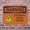 Signmission Electrical Shock Hazard With Symbol OSHA Warning Sign, Plastic, 10in W x 7in L, 2PK OS-2PACK-WS-P-710-L-12100 - alternate 2